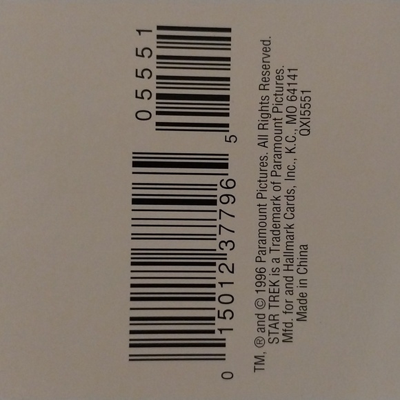 Commander William Riker, Collectible Hallmark Keepsake Ornament, 1996 Star Trek - Picture 4 of 4